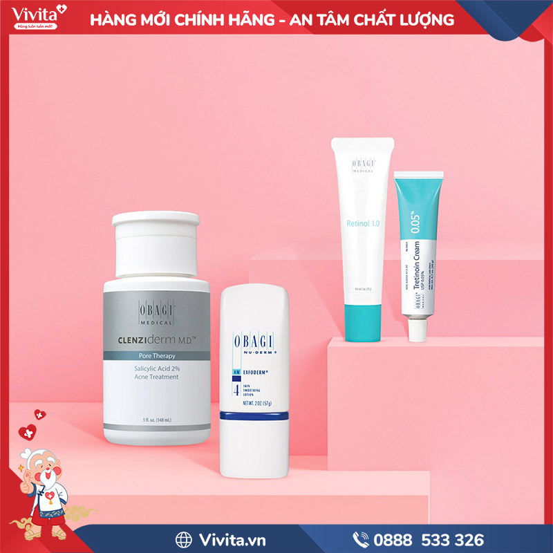 Retinol có thể kết hợp với BHA/AHA, vitamin C