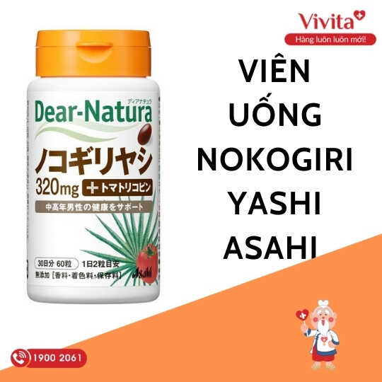 Thành phần đặc biệt quan trọng có trong viên uống Nokogiriyashi Asahi chính là chất Saw Palmetto - chiết xuất từ cây cọ lùn.