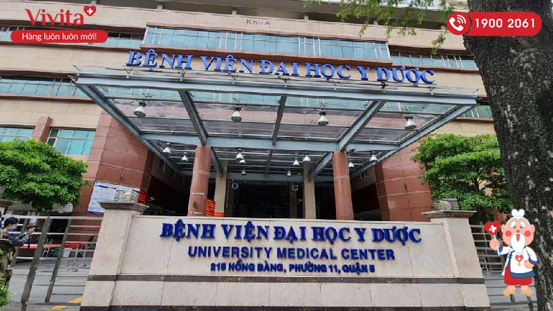 Bệnh viện Đại học Y Dược Thành phố Hồ Chí Minh nơi bác sĩ Viện đang công tác