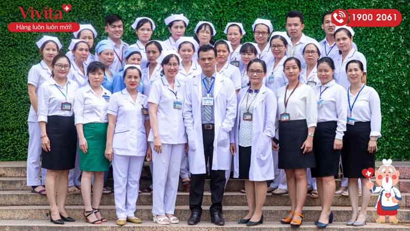 Đội ngũ nhân viên y tế khoa Khám bệnh