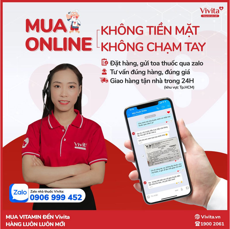 vivita tư vấn qua zalo