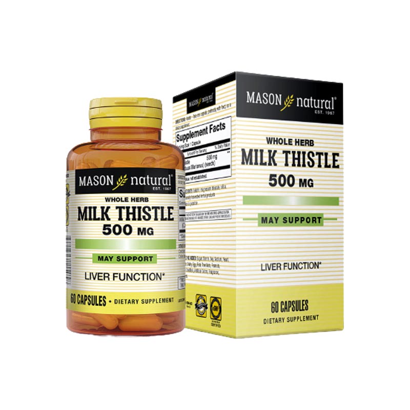 Mason Natural Milk Thistle hỗ trợ điều trị viêm gan