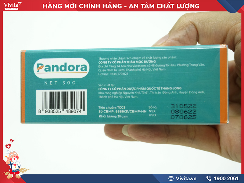 cách phân biệt kem bôi trĩ pandora