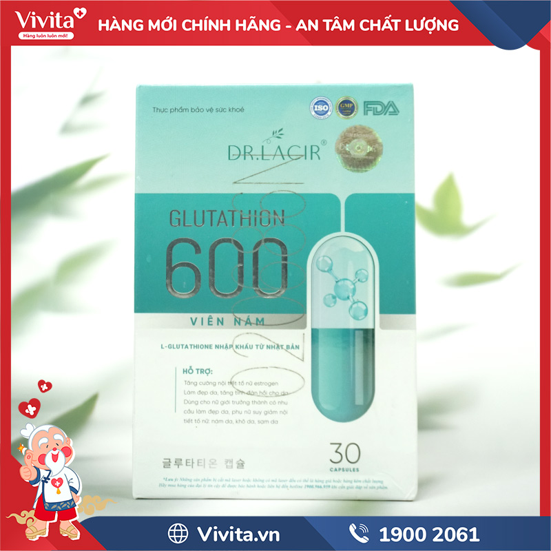 giới thiệu glutathione 600 dr lacir