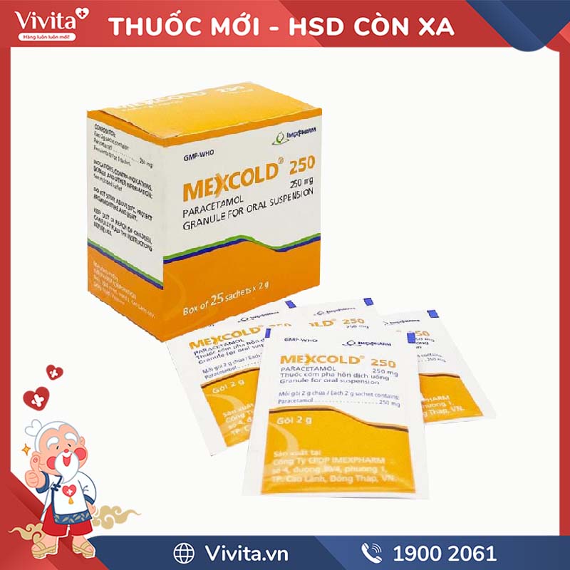 Các lưu ý khi sử dụng Mexcold 250