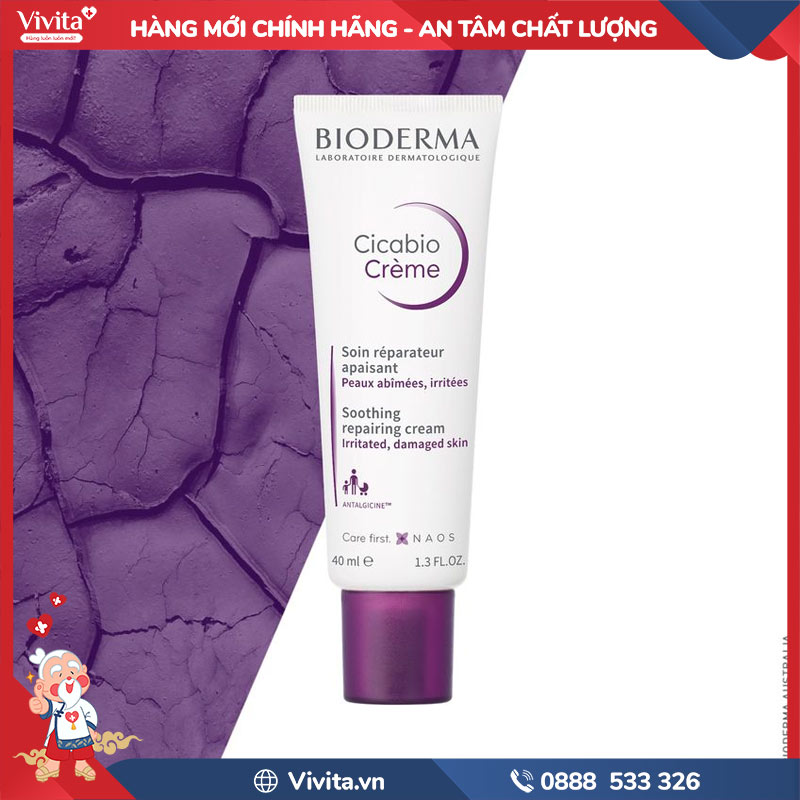 Bioderma Cicabio Creme Soothing Repairing Cream