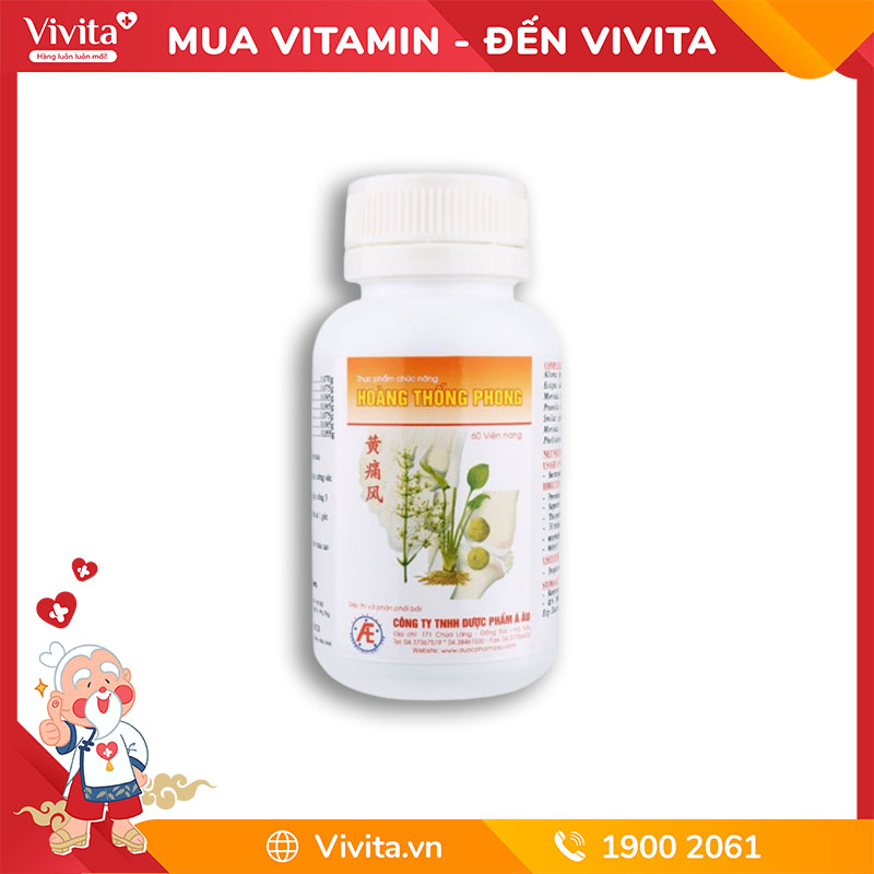 Hoàng Thống Phong hỗ trợ điều trị bệnh gout [MỚI NHẤT 2023] Hộp 60 viên