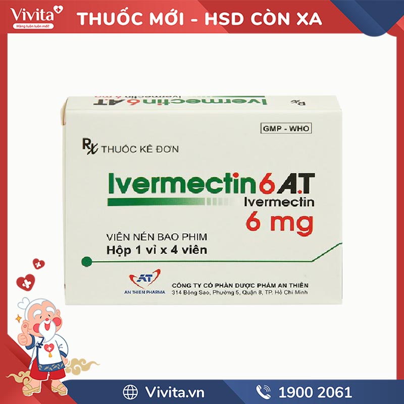 Ivermectin 6 A.T là thuốc gì?
