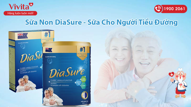 Sữa non DiaSura cho người tiểu đường