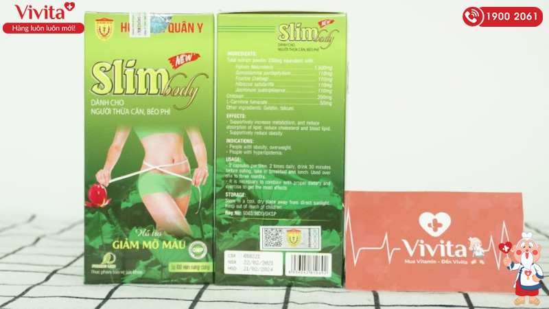 cách phân biệt slim body chính hãng