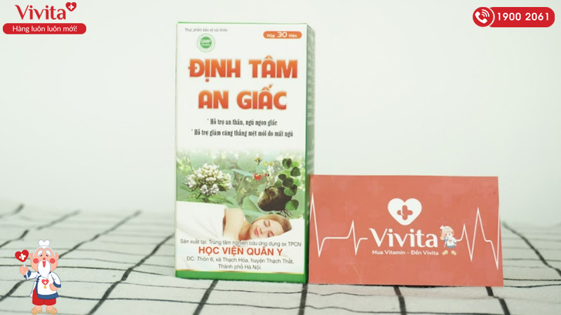 giới thiệu viên uống định tâm an giấc