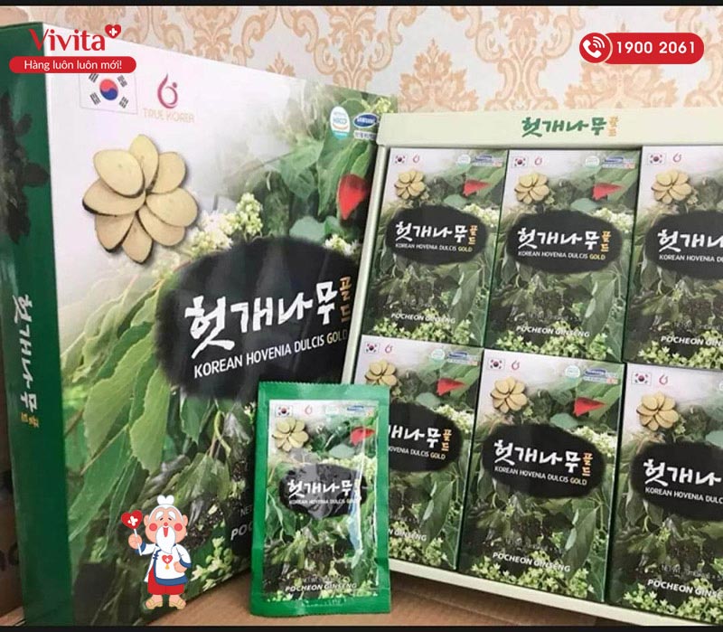 cách dùng giải độc gan Pocheon Hovenia Dulcis