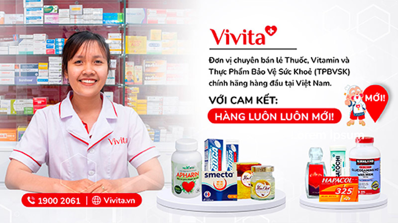 nhà thuốc vivita cam kết hàng luôn luôn mới