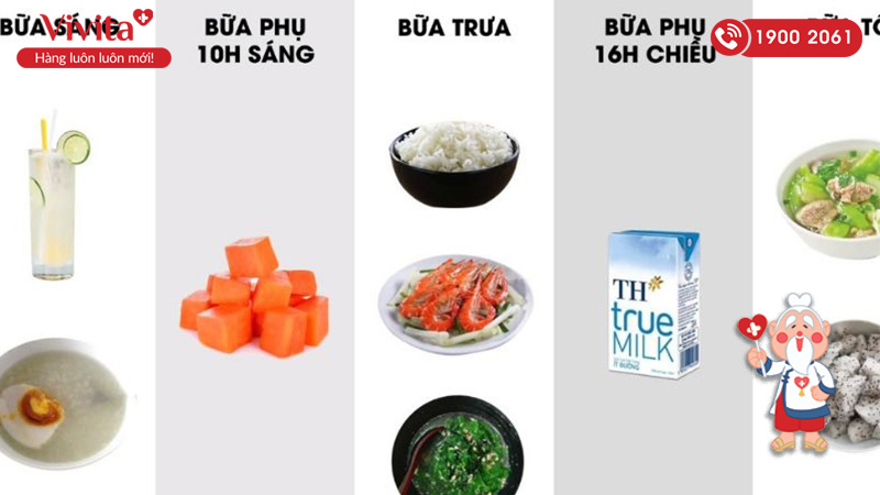 gợi ý thực đơn giảm cân cho trẻ