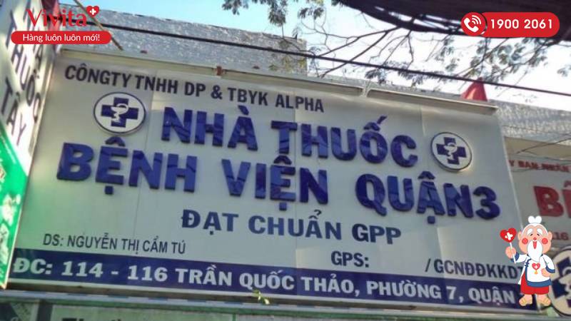 Nhà thuốc bệnh viện quận 3