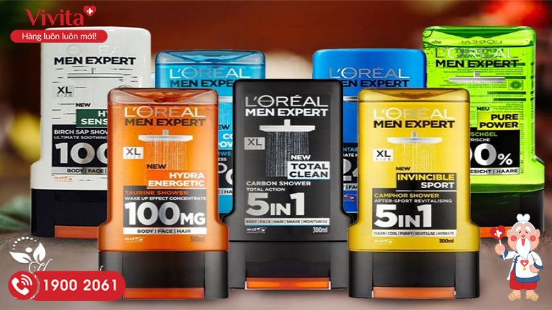 Sữa tắm gội L’OREAL Men