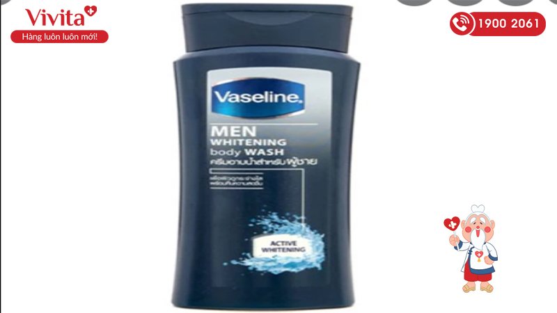 Sữa tắm trắng da Vaseline Men Whitening