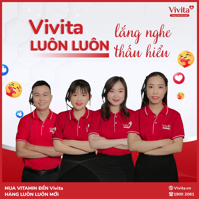 đội ngũ chuyên viên tư vấn vivita