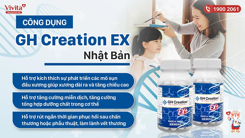 công dụng gh creation ex nhật bản