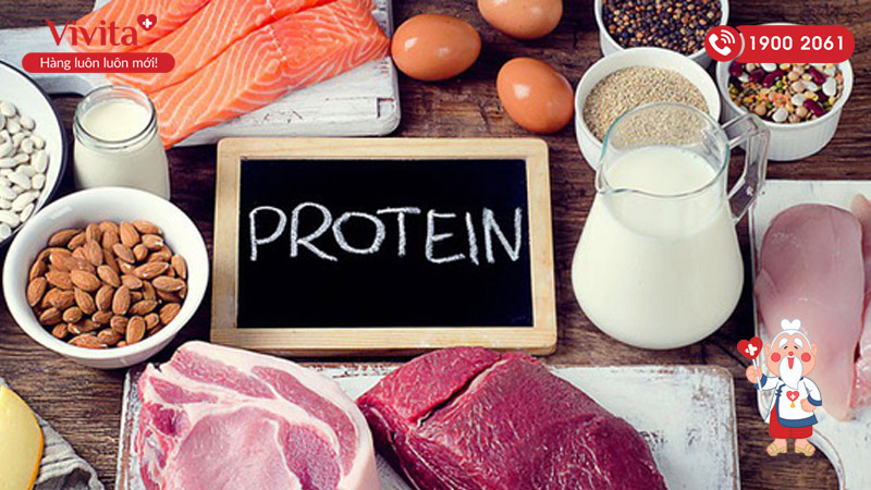 cung cấp protein cho bà bầu