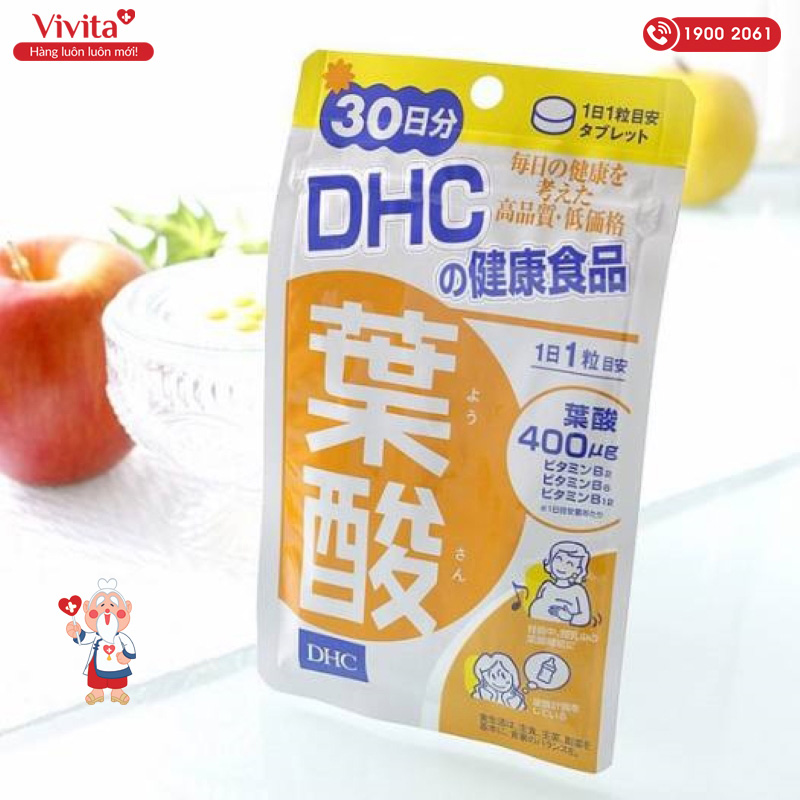 DHC Folic Acid cho 3 tháng đầu thai kỳ