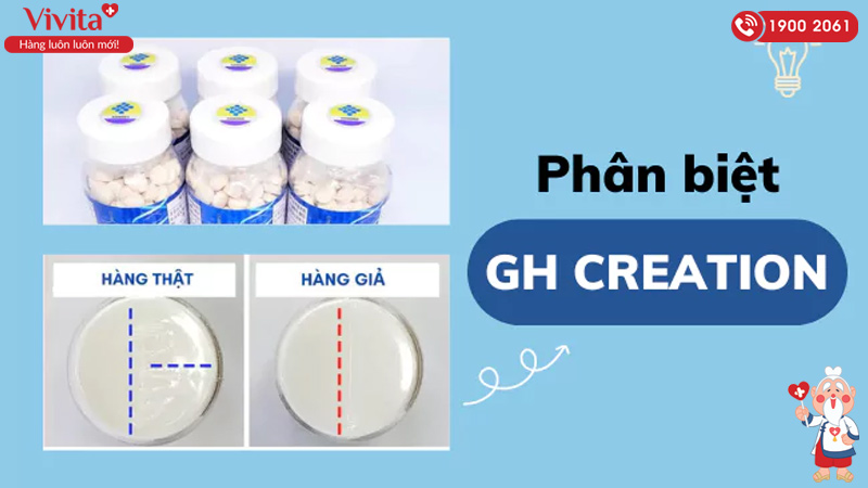 phân biệt thật giả gh creation ex nhật bản