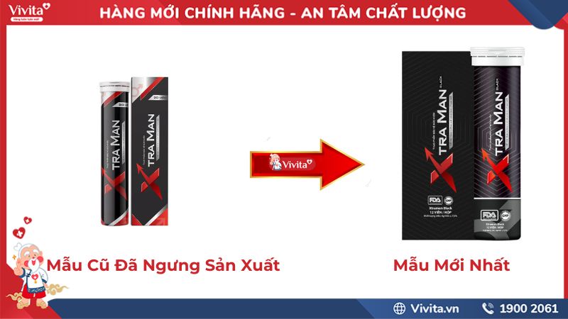 xtraman black 12 viên mẫu mới