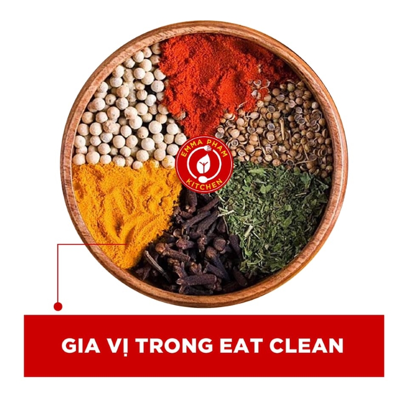 Sử dụng gia vị cho Eat Clean đảm bảo phong phú nhưng phải phù hợp