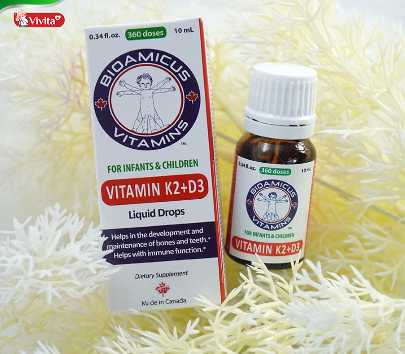 vitamin d3 K2 cho trẻ sơ sinh loại nào tốt