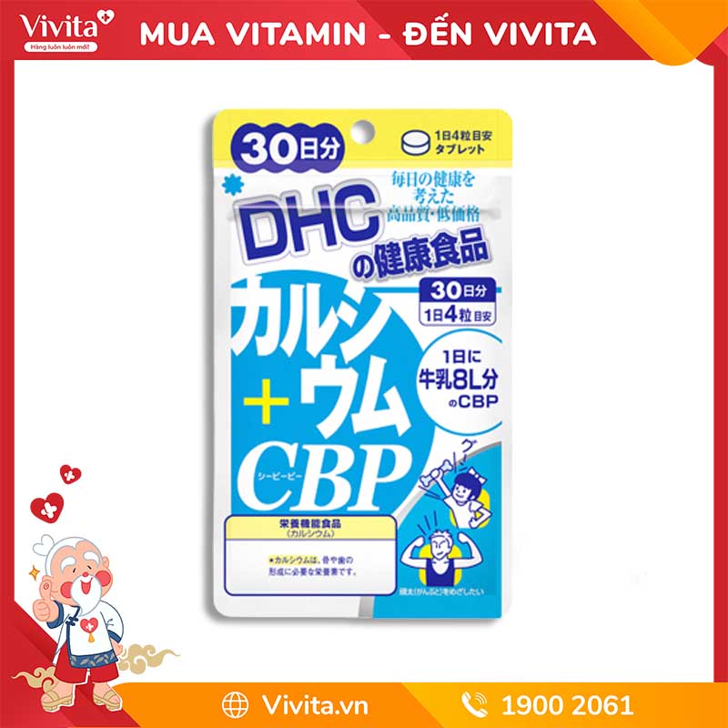 Viên Uống DHC Calcium + CBP 30 Days