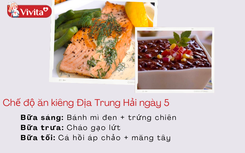 Thực đơn ăn kiêng theo chế độ Địa Trung Hải