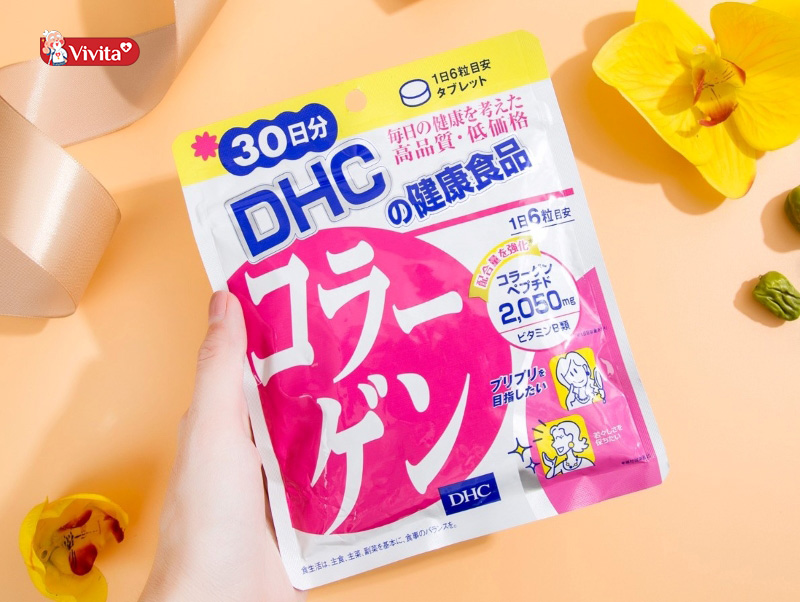 collagen cho phụ nữ trên 40 tuổi Viên uống DHC Collagen