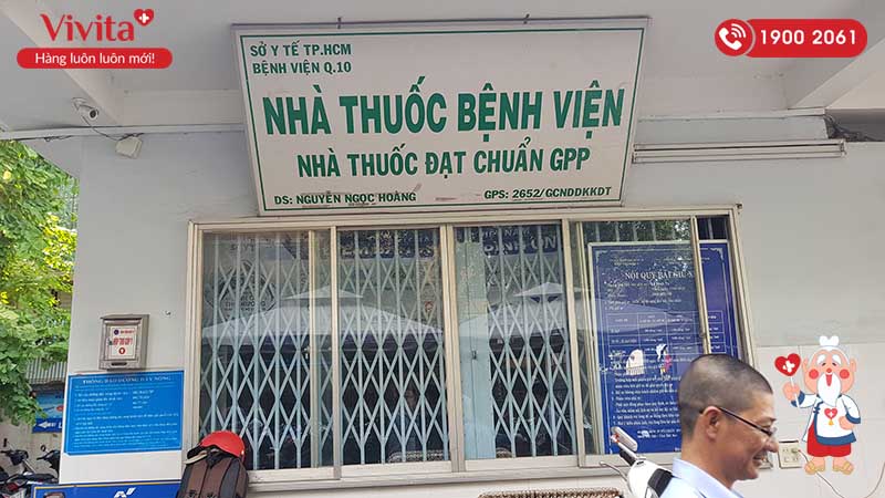 Nhà thuốc Bệnh viện Quận 10