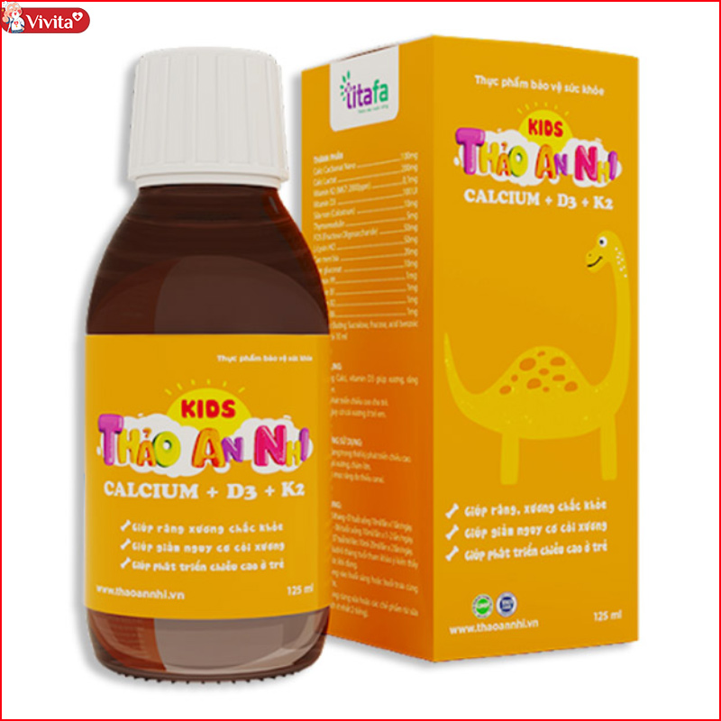 siro kids thảo an nhi calcium d3 k2