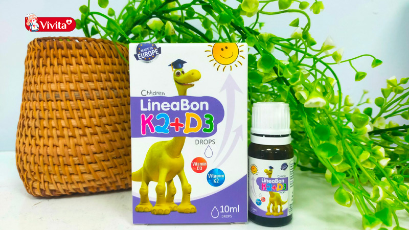 Vitamin D3 K2 dạng nhỏ giọt Lineabon Drops 10ml