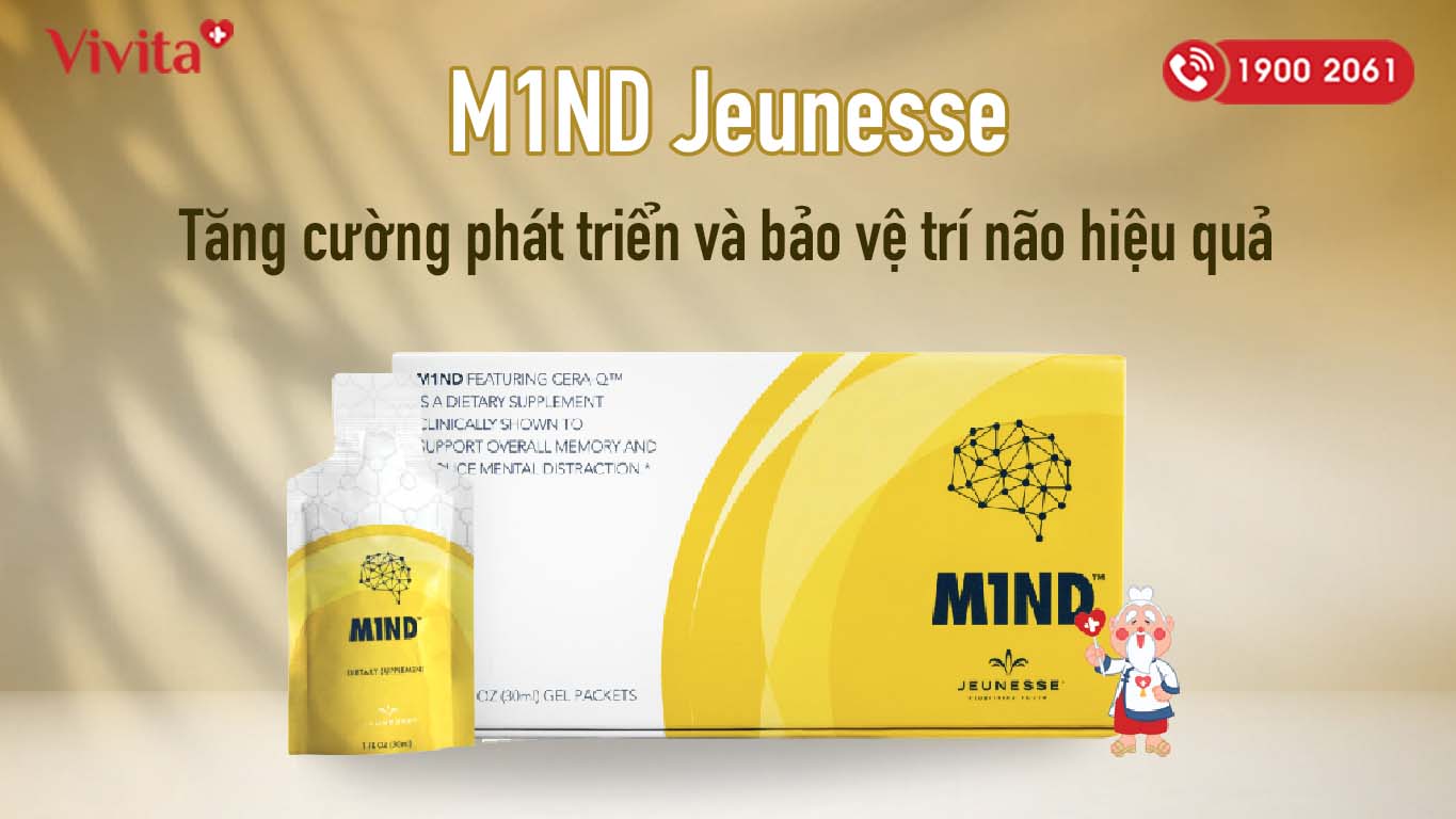 Thuốc bổ não cho người già, người lớn tuổi M1ND Jeunesse