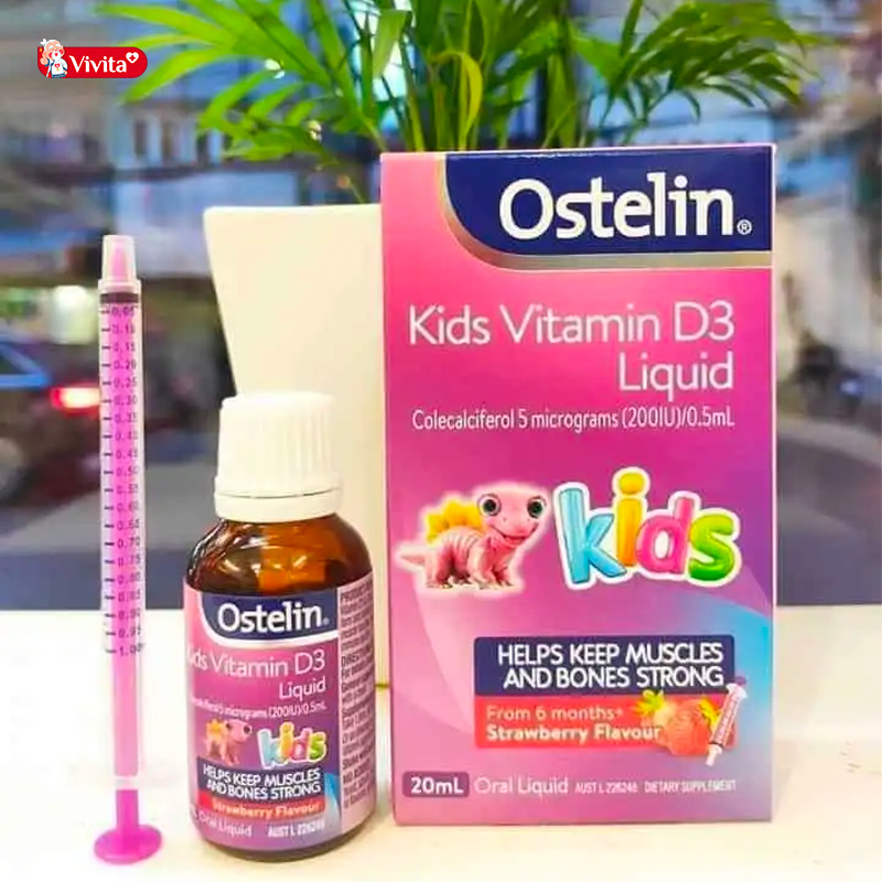 Một số lưu ý khi dùng Vitamin D3 Ostelin Kid