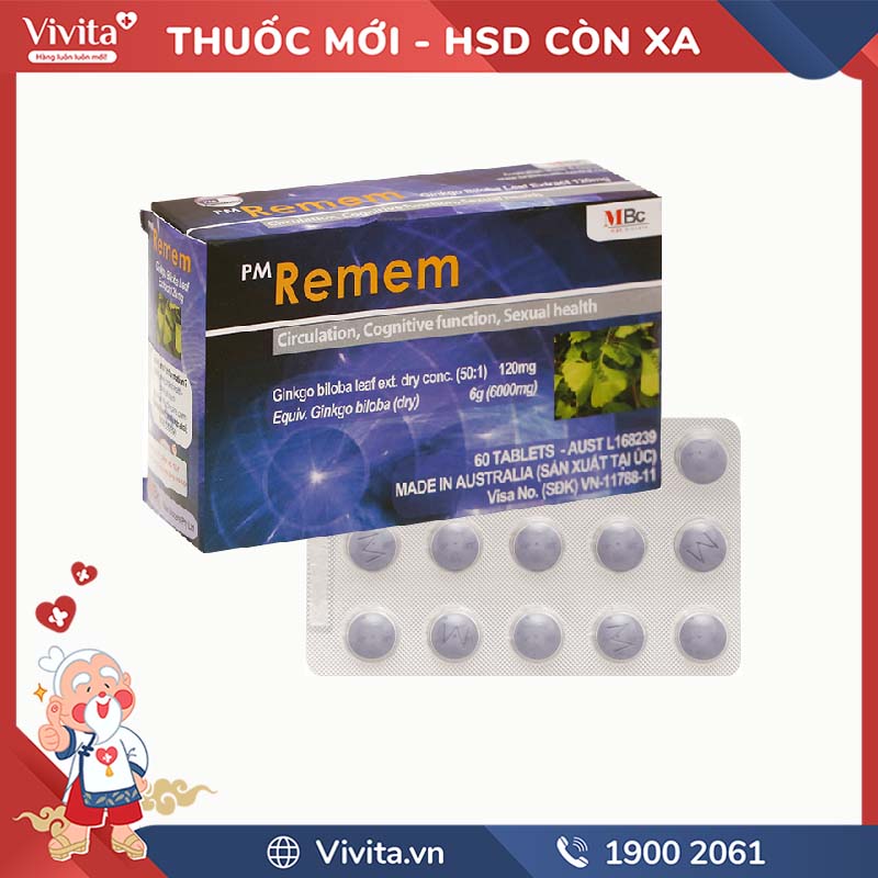 Ginko trong thuốc Remem có hiệu quả trong việc giảm sự kết tập tiểu cầu như thế nào?