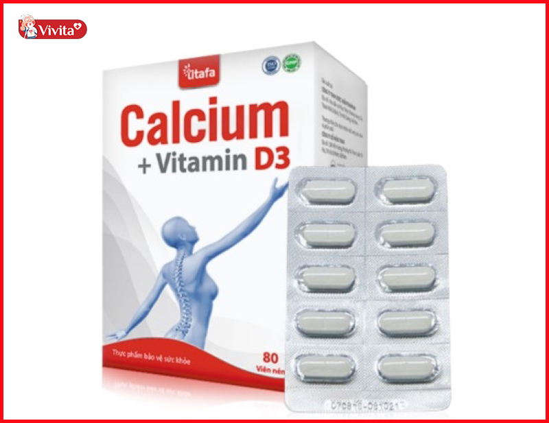 CALCIUM+VITAMIN D3 Titafa bổ sung Canxi cho người lớn