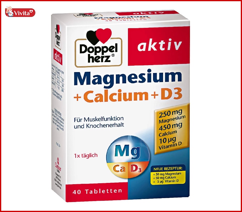 Viên Doppelherz calcium magnesium D3