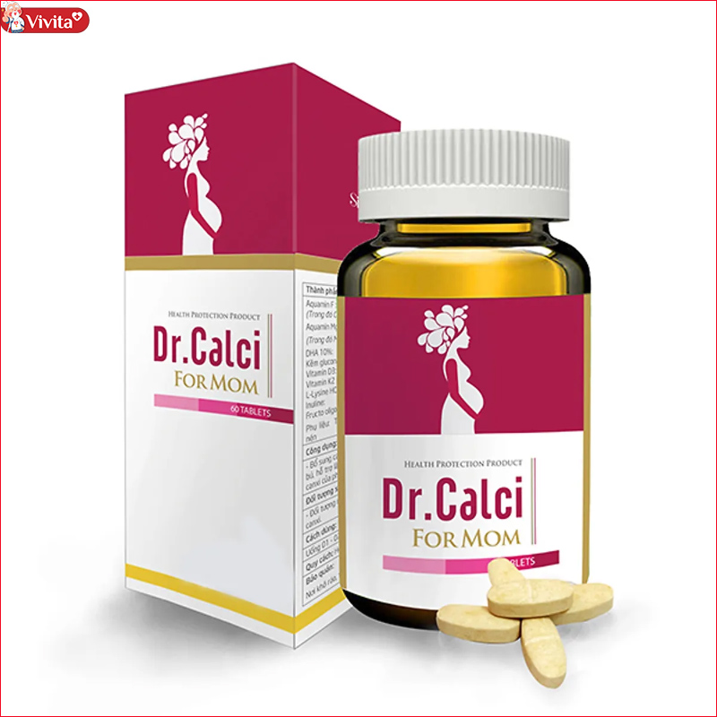 Viên uống bổ sung canxi từ tảo biển đỏ Dr.Calci