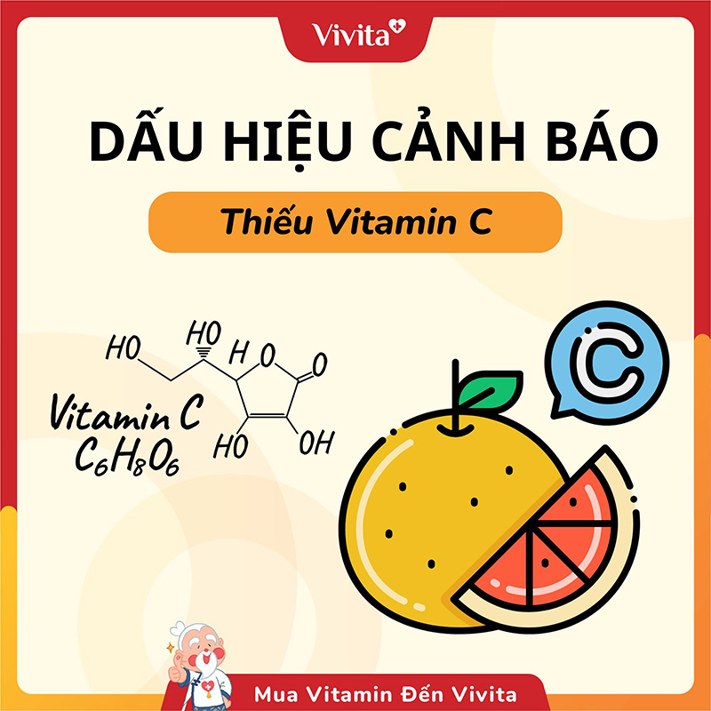 mỗi người cần chú ý để nhận biết sớm các dấu hiệu thiếu vitamin C, nhằm tránh sự thiếu hụt trong thời gian dài gây nên những hậu quả nghiêm trọng.