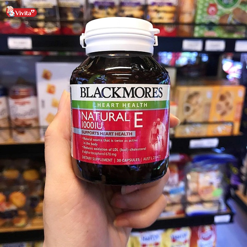 Blackmore Natural Vitamin E 1000IU tốt cho da mặt