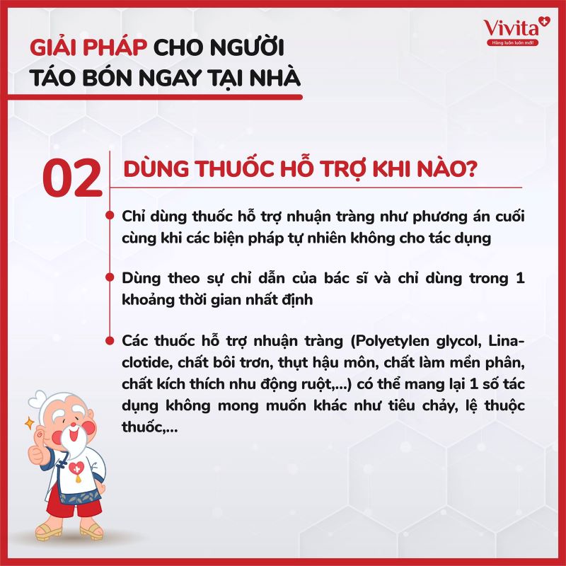 Cách trị táo bón hiệu quả bằng thuốc