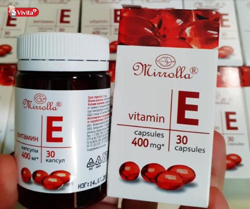 Vitamin E Đỏ Nga Mirrolla