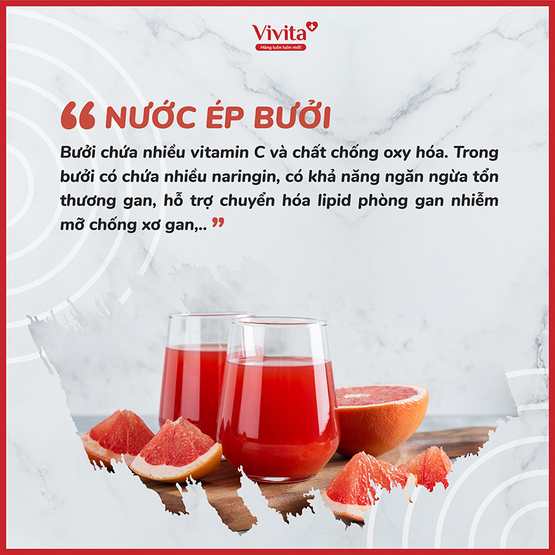 Nước ép bưởi được xem là số 1 trong số các loại nước uống thải độc đẹp da và tốt cho cơ thể.