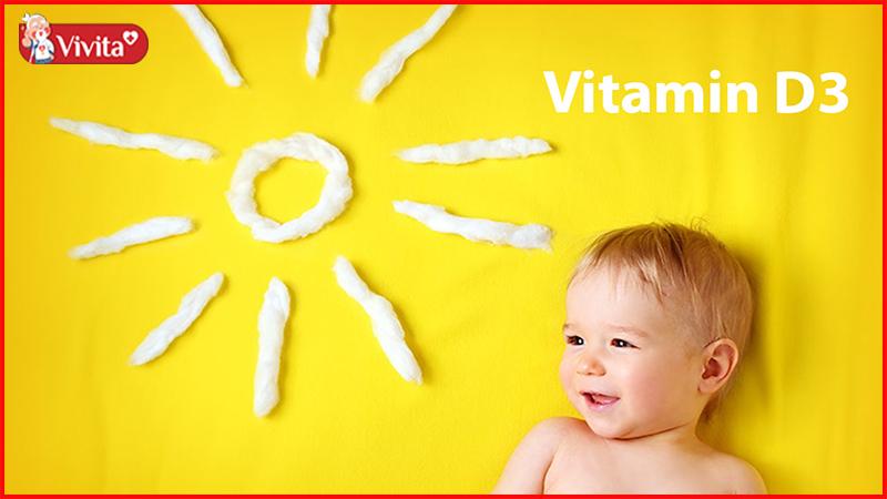 Nên cho trẻ sử dụng vitamin D3 vào buổi sáng