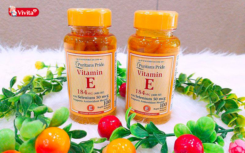 Vitamin E cân bằng nội tiết Puritan's Pride là một trong các loại vitamin E từ Mỹ được biết đến rộng rãi. Sản phẩm đặc biệt phù hợp với các chị em đang có ý định sinh con.