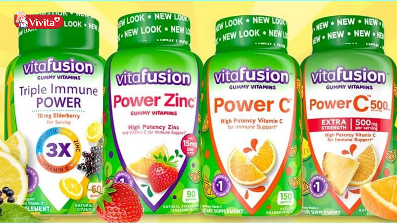 Kẹo vitamin tổng hợp cho trẻ Vitafusion 