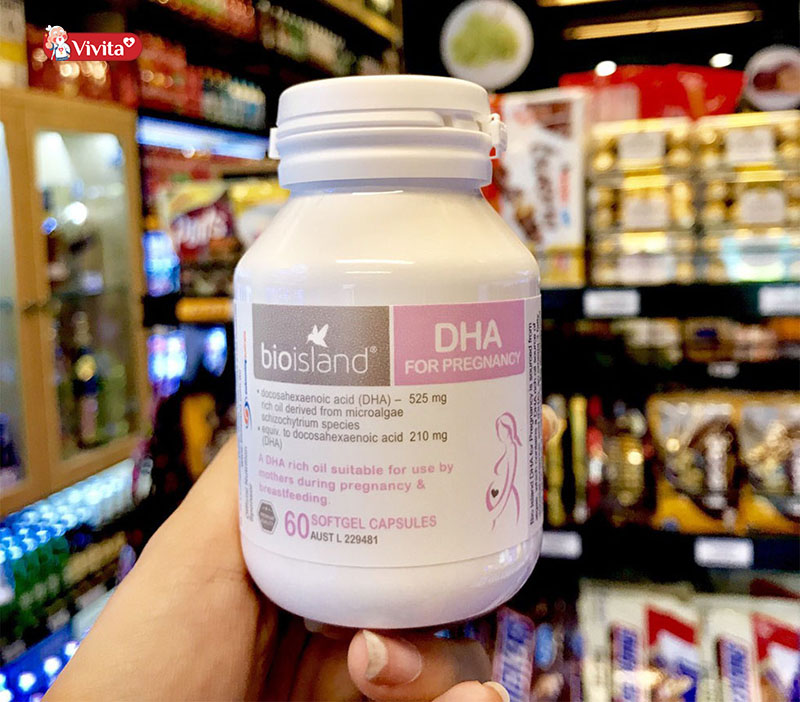 Vitamin tổng hợp cho bà bầu 3 tháng đầu Bio Island DHA